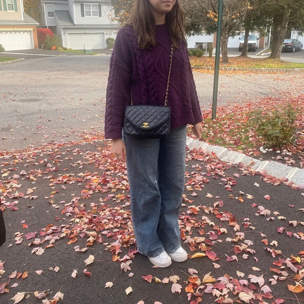 SOLD SOLD SOLD CHANEL Quilted Matelasse CC Logo Lambskin Chain Shoulder Bag - Picture 15 of 16